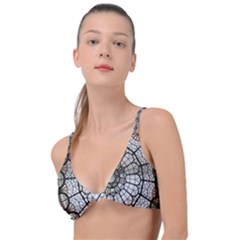 Pattern Abstract Structure Art Knot Up Bikini Top by Nexatart