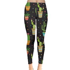 Succulent And Cacti Leggings  by ionia