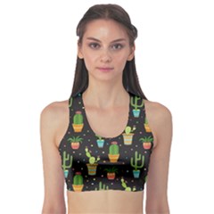 Succulent And Cacti Sports Bra by ionia