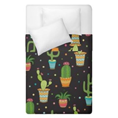 Succulent And Cacti Duvet Cover Double Side (single Size)