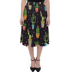 Succulent And Cacti Classic Midi Skirt by ionia