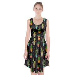 Succulent And Cacti Racerback Midi Dress