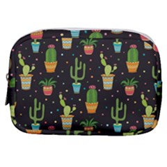 Succulent And Cacti Make Up Pouch (small) by ionia