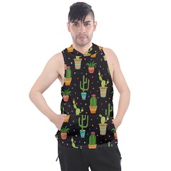 Succulent And Cacti Men s Sleeveless Hoodie by ionia