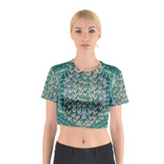 Heavy Metal Hearts And Belive In Sweet Love Cotton Crop Top