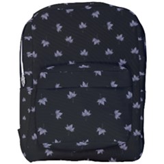 Wet Leaves Botanical Motif Pattern Design Full Print Backpack by dflcprintsclothing