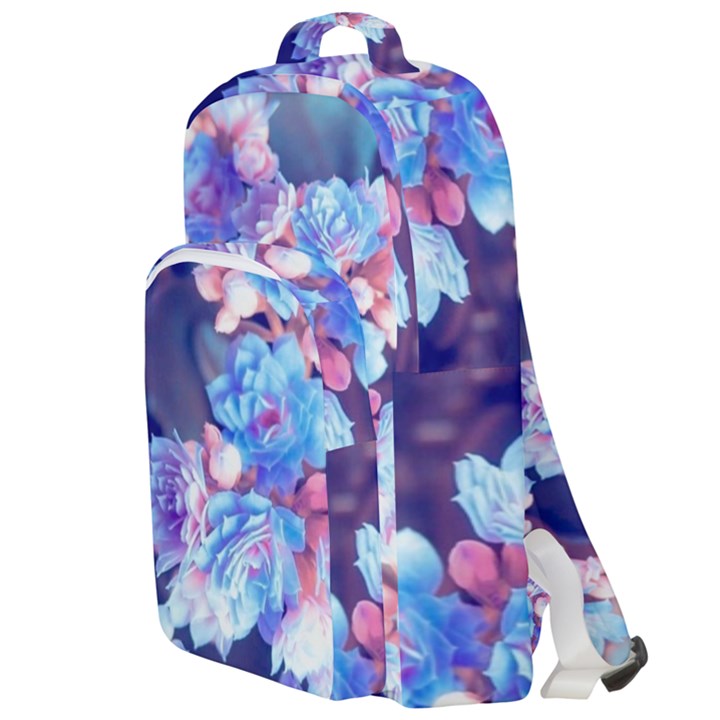 Flowers Double Compartment Backpack