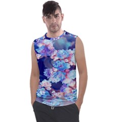 Flowers Men s Regular Tank Top