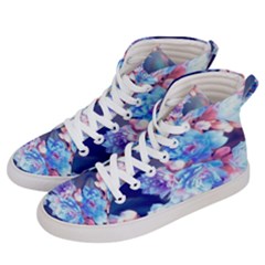 Flowers Women s Hi-top Skate Sneakers