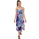 Flowers Halter Tie Back Dress  View1