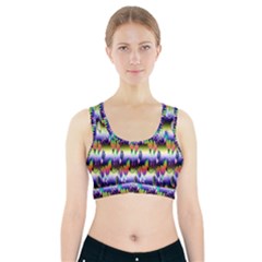 Shinyflowers Sports Bra With Pocket by Sparkle