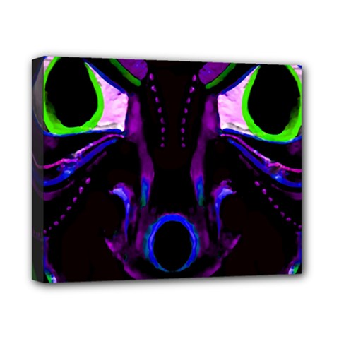 Demon Ethnic Mask Extreme Close Up Illustration Canvas 10  X 8  (stretched) by dflcprintsclothing