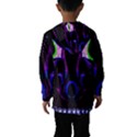 Demon Ethnic Mask Extreme Close Up Illustration Kids  Hooded Windbreaker View2