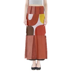 Sophie Taeuber Arp, Composition À Motifs D arceaux Ou Composition Horizontale Verticale Full Length Maxi Skirt by Sobalvarro