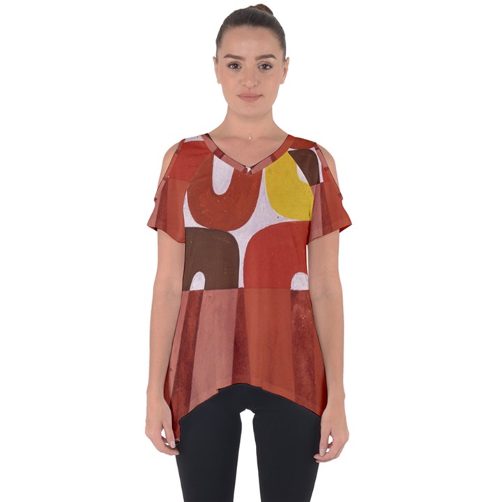 Sophie Taeuber Arp, Composition à Motifs D arceaux Ou Composition Horizontale Verticale Cut Out Side Drop Tee