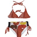 Sophie Taeuber Arp, Composition à Motifs D arceaux Ou Composition Horizontale Verticale Kids  Classic Bikini Set View1