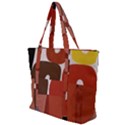 Sophie Taeuber Arp, Composition à Motifs D arceaux Ou Composition Horizontale Verticale Zip Up Canvas Bag View1