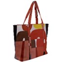 Sophie Taeuber Arp, Composition à Motifs D arceaux Ou Composition Horizontale Verticale Zip Up Canvas Bag View2