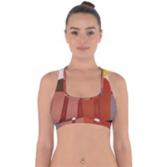 Sophie Taeuber Arp, Composition À Motifs D arceaux Ou Composition Horizontale Verticale Cross Back Hipster Bikini Top  by Sobalvarro