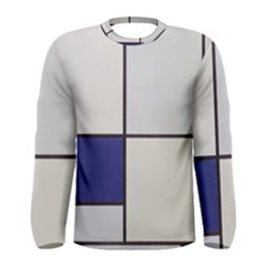 Tableau I, By Piet Mondriaan Men s Long Sleeve Tee