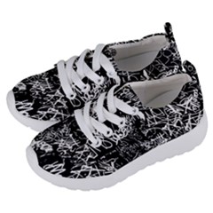 Graffiti Abstract Collage Print Pattern Kids  Lightweight Sports Shoes