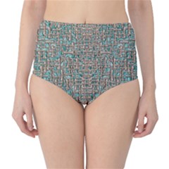 Sterling Silver And A Flow Of Japanese Kanji Inspiration Classic High-waist Bikini Bottoms