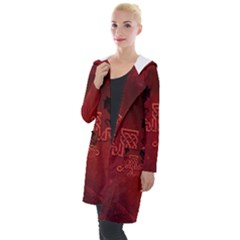 Decorative Celtic Knot With Dragon Hooded Pocket Cardigan by FantasyWorld7