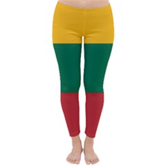 Lithuania Flag Classic Winter Leggings by FlagGallery