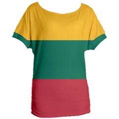 Lithuania Flag Women s Oversized Tee by FlagGallery