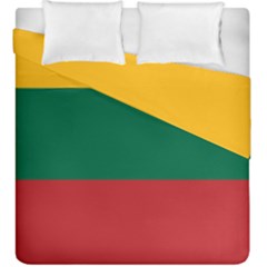 Lithuania Flag Duvet Cover Double Side (king Size) by FlagGallery