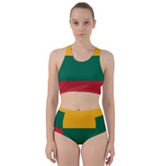 Lithuania Flag Racer Back Bikini Set by FlagGallery