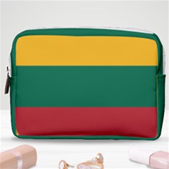 Lithuania Flag Make Up Pouch (medium) by FlagGallery