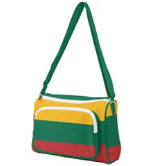 Lithuania Flag Front Pocket Crossbody Bag by FlagGallery