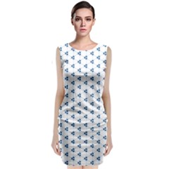 Classic Blue #14 Classic Sleeveless Midi Dress by Kettukas