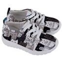 Cute Cat Hand Drawn Cartoon Style Kids  Lightweight Sports Shoes View3