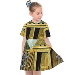 Awesome Steampunk Pyramid In The Night Kids  Sailor Dress by FantasyWorld7