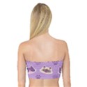 Cute Colorful Cat Kitten With Paw Yarn Ball Seamless Pattern Bandeau Top View2