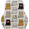 Cat Kitten Seamless Pattern Car Seat Velour Cushion  View1