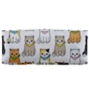 Cat Kitten Seamless Pattern Canvas Travel Bag View4