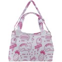 Cute Girly Seamless Pattern Double Compartment Shoulder Bag View2