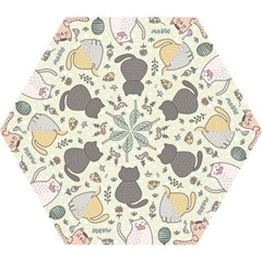 Funny Cartoon Cats Seamless Pattern  Mini Folding Umbrellas by Vaneshart