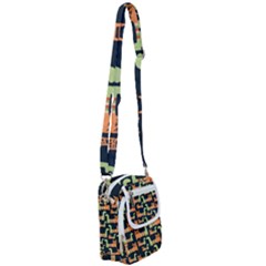 Seamless Pattern With Cats Shoulder Strap Belt Bag by Vaneshart