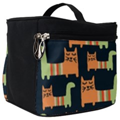 Seamless Pattern With Cats Make Up Travel Bag (big) by Vaneshart