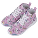 Beautiful Cute Animals Pattern Pink Women s Lightweight High Top Sneakers View2