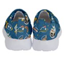 Seamless Pattern Funny Astronaut Outer Space Transportation Kids  Velcro No Lace Shoes View4