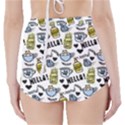 Everyday Things Pattern High-Waisted Bikini Bottoms View2