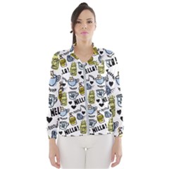 Everyday Things Pattern Women s Windbreaker