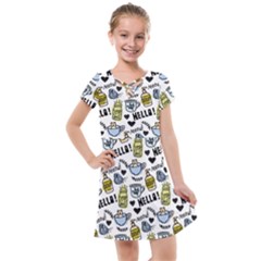 Everyday Things Pattern Kids  Cross Web Dress by Vaneshart