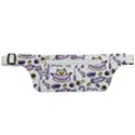 Hand Drawn Cute Cat Pattern Active Waist Bag View1