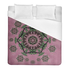 Sakura Wreath And Cherry Blossoms In Harmony Duvet Cover (full/ Double Size) by pepitasart